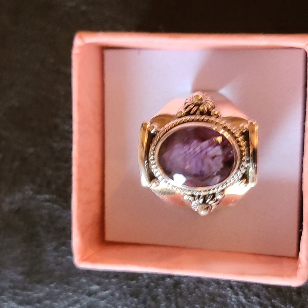 Amathyst Sterling Silver Ring